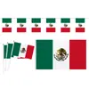 Bandeira do México 90x150cm Bandeira Mexicana 3*5 pés EUA-Canadá-México Copa do Mundo Bandeira de Poliéster Tecido Pongee