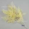 Hoja de apio de simulación pino plástico ciprés pino flor artificial pantalla de mueble de TV flor de seda arreglo floral de techo de pared de fondo de boda
