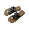 Chanclas Niche de Suela Plana Francesa para Mujer 2025 Verano Nuevo Estilo con Falda Estilo Hada Sandalias de Playa
