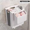 Cesto para ropa sucia cesto para la ropa sucia doméstico plegable de pared para baño ducha cubo artefacto de baño