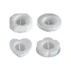 Ropa Corte Redondo Cuadrado Corazón Flor Estrella de Cinco Puntas Portavelas Taza Velas DIY Base Portavelas Molde de Silicona