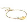 Ankle bracelet de gatinho mais vendido para mulheres, simples, com pingente de animal crescente, joia para festa, presente de aniversário, joias de aço inoxidável no atacado