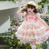 Vestido Lolita de Florista Caída Verão Flor Fada 2026 Vestido Bufante Novo Estilo Traje de Princesa