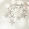 Collar Colgante Estrella de Mar Vacaciones Marinas Transfronterizo Europeo y Americano Moda Personalidad Geométrico Fideos de Metal Traje Mujeres