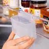 Caixa de Armazenamento Lateral para Porta de Geladeira, Ferramenta de Classificação e Organização de Alimentos para Cozinha, Caixa de Armazenamento Universal para o Interior da Porta da Geladeira