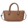 Bolso Tejido de Hombro Cruzado 2025 Estilo Coreano Retro Bolso de Mano de Gran Capacidad para Mujer Nuevo Bolso de Moda Transfronterizo para Viaje