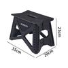 Taburete Plegable de Plástico Transfronterizo Portátil para Camping al Aire Libre Picnic Silla Plegable para el Hogar Taburete Pequeño Portátil