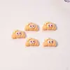 Brinquedo de Comida Fofo Pão de Leite Biscoito Desenho Animado Joias para Unhas Resina Acessórios de Montagem de Unhas Estéreo Brincos DIY