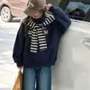 Top estilo chal para niña para primavera y otoño, sudadera de cuello redondo, nueva colección 2026, pantalones holgados, conjunto casual para niñas mayores