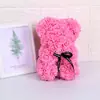 Oso Rosa Tanabata Día de San Valentín 25cm Flor de Burbuja Oso que Abraza Regalo Flor de Jabón Oso Rosa Eterno