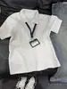 Camisa Polo Cinza Americana de Manga Curta Masculina Verão Gola Rígida Pesada Camiseta Design Patchwork Manga Meia