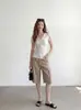 Camiseta Elegante de Lyocell para Mujer, Otoño 2026, Hombros Descubiertos, Adelgazante, Manga Larga