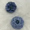 Cabeza de flor de crisantemo artificial grande para accesorios de pelo hechos a mano, al por mayor de proveedor transfronterizo