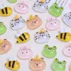 Mini Hielo Transparente Oso Dibujo Animado Hecho a Mano DIY Joyería Pegamento de Crema Resina Pequeños Accesorios Pasador Material para Uñas Paquete