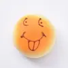 Simulação Pão Sorridente Modelo Criativo Enfeites Fotografia Adereços de Ensino Rebote Lento Pão Falso Artesanato de Resina