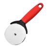 Cuchillo de barra de rodillo para pizza de fábrica, cortador de pizza de acero inoxidable creativo para el hogar, cuchillo de pizza de una sola rueda, venta al por mayor