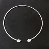 Colar de strass novo e quente da AliExpress Europeu e Americano, colar nicho versátil, luxo leve elegante, corrente para clavícula