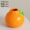 Jarrón de cerámica para frutas naranjas de producción propia, creativo, para subir agua, rosa verde, maceta hidropónica, adornos decorativos para flores, venta al por mayor