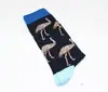 Calcetines de algodón para hombre creativos de caña personalidad calcetines transfronterizos caricatura al por mayor algodón personalidad estilo europeo y americano calcetines de animales y frutas