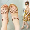 Sandálias Femininas Nova Moda Coreana Popular na Internet Estilo Quente Verão de Menina Antiderrapante Sola Macia Infantil Antiderrapante Sapatos de Princesa