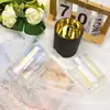 Nova Garrafa de Aromaterapia Galvanizada Várias Especificações Copo de Vela Caseiro DIY Garrafa de Vidro de Atmosfera Cor Spray Suporte de Vela de Vidro