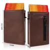 Estuche para Tarjetas de Aleación de Aluminio con Expulsión Automática de Tarjetas RFID de Venta Caliente Transfronteriza Portatarjetas para Hombre Billetera Ranuras Múltiples para Tarjetas Portatarjetas para Almacenamiento de Identificación