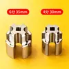 Herramienta de roscado de tuberías integrada interna y externa de 1/2 pulgada y 3/4 de pulgada, herramienta de roscado para taladro eléctrico, perforador de agujeros para tuberías, cortador de roscas