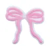 Venta directa del fabricante de diversos parches con forma de lazo de material de goma blanda de PVC para hebillas de zapatos, accesorios de alta gama para zuecos DIY