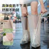 Cubrezapatos Desechables para Uso en la Playa, Cubrezapatos Impermeables para Días Lluviosos, Cubre Pies Gruesos de Tubo Largo, Cubre Botas, Cubrezapatos de Lluvia Portátiles Empaquetados Individualmente