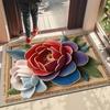 Nuevo tapete de baño floral estilo chino absorbente de secado rápido tapete de baño tapete de piso de barro de diatomeas resistente a las manchas alfombra resistente al desgaste