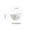 Cerâmica ShunxiangO Charme das FrutasWanxiang Louças para Uso Doméstico Estilo Ins Fresco Conjunto de Tigelas e Pratos com Cor sob Esmalte Tigela de Arroz