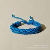 Pulsera Transfronteriza de Amazon Nueva Tejida a Mano Simple Tejida de Algodón y Lino para Pareja Nuevo Estilo Chino Pulsera de Regalo para Mejor Amigo