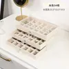 Caixa de Joias Transparente, Brincos de Múltiplas Camadas, Brincos, Caixa de Armazenamento de Anéis, Gaveta Tipo Caixa para Colar, Pulseira, Caixa de Joias, Caixa de Acrílico