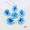 Flor artificial com folhas cravo flor fundo de casamento parede de flores arranjo de flores de estrada Dia das Mães buquê DIY arranjo de flores