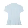 Atacado transfronteiriço 2026 Moda europeia e americana casual slim-fit estilo saia curta top xadrez abotoado para mulheres F41565