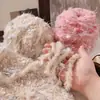 Hilo de Mohair Fino Girado a Mano y Mezclado a Mano Certificado de Seguridad para Bebés Color Caramelo Hilo de Lana DIY para Gorros de Crochet Hechos a Mano