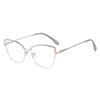 F93100 exportación mujer combinación de colores nuevo anti-luz azul miopía lente plana marco de gafas transfronterizo ojo de gato marco hueco