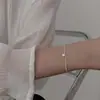 Pulsera Love Flash Diamond Gloss para Mujer, Diseño Simple Creativo de Nicho, Sentido del Estilo Frío ins, Pulsera para Novia Mujer