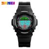 Reloj Digital para Niños Moment Beauty Skmei Reloj de Pulsera para Estudiantes Reloj Digital de Moda Deporte al Aire Libre Multifuncional Resistente al Agua Mesa Led