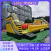 Equipo de Carrera de Obstáculos Inflable, Obstáculos Inflables Multinivel de Color Arcoíris, Instalaciones para Actividades al Aire Libre de Team Building