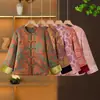Ropa de invierno para mujeres de mediana edad y mayores, chaqueta ligera acolchada de algodón, abrigo de algodón cálido, nuevo estilo nacional de estilo chino, abrigo de algodón de invierno para madres