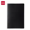 Cuaderno Deli Bp01 con Tapa de Cuero para Reuniones de Negocios, Cuaderno de Cuero para Oficina, Papelería Simple de Diario para Estudiantes