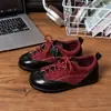 Zapatillas de entrenamiento retro estilo coreano para niños, nueva colección otoño 2026: zapatos planos de estampado de leopardo para niñas y zapatos casuales de suela blanda para niños