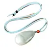 Colgante de gota de agua Xinjiang Tianshan Cui, jade dorado, jade blanco, colgante de jade para hombres y mujeres, cadena de suéter, suministro en vivo al por mayor