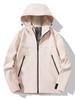 Chaquetas Softshell Suaves al por Mayor para Primavera y Otoño, Chaquetas Tres en Uno a Prueba de Viento y Repelentes al Agua, Modelos Nuevos con Capucha para Deporte al Aire Libre para Parejas