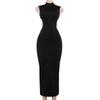 YY24070 Vestido sexy de estilo europeo y americano con lazo en la espalda descubierta para mujer, verano 2024, nuevo temperamento, vestido de chica hot