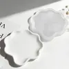 Jiahuimei Placa de Yeso Cemento Decoración Molde de Silicona Resina de Cristal DIY Bandeja de Almacenamiento Molde Alfombrilla