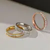 Anéis de Casal Estilo Vintage Céu Estrelado de Aço Inoxidável Transfronteiriços Banda Lisa de Nicho Alto Padrão Anel de Moissanita Joias