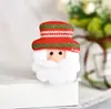 Oso Santa de Liquen Círculo de Palmadas Lindo Terciopelo Infantil Pulsera Luminosa Círculo de Palmadas Navideño Regalo