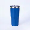 Copo térmico transfronteiriço de 20 oz com alça, grande capacidade, portátil, adequado para uso no carro, com interior de plástico e exterior de aço, personalizável